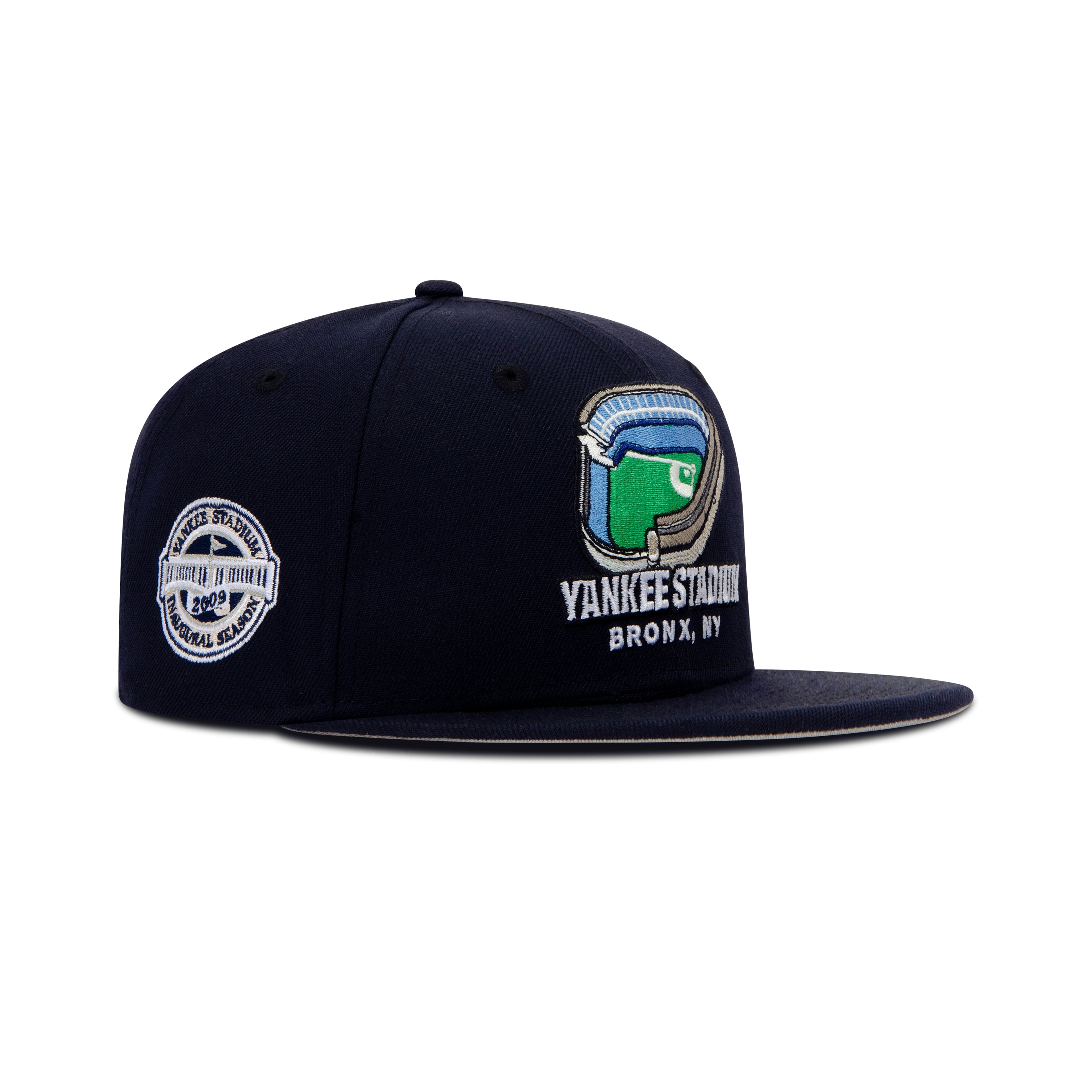 New Era New York Yankees Yankee Stadium Bronx Fitted Grey Bottom 