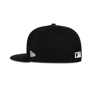 New Era New York Yankees Fitted Red Bottom "Black White" (1952 World Series Embroidery)