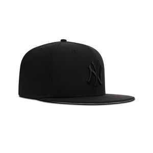 New Era New York Yankees Snapback Grey Bottom "Black Black"