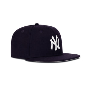 New Era New York Yankees Fitted Grey Bottom "Navy Blue White" (2000 Subway Series Embroidery)