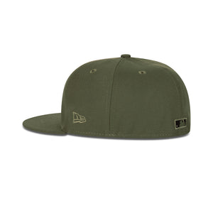 New Era New York Yankees Fitted Grey Bottom "Olive Black" (2000 World Series Embroidery)