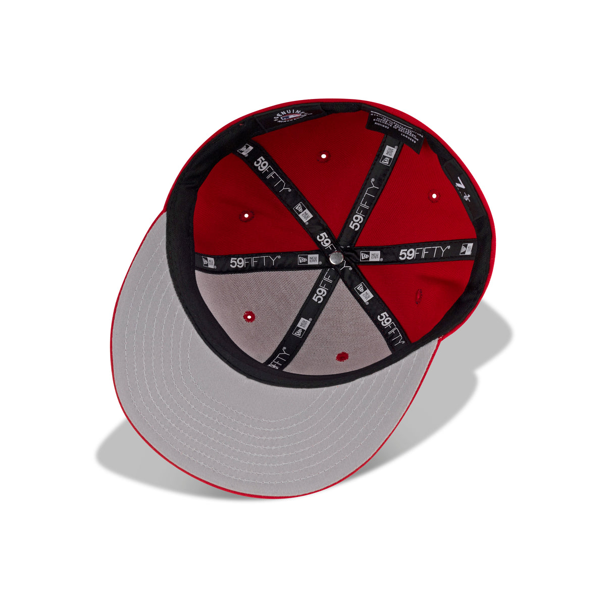 New Era New York Yankees  Fitted Grey Bottom 