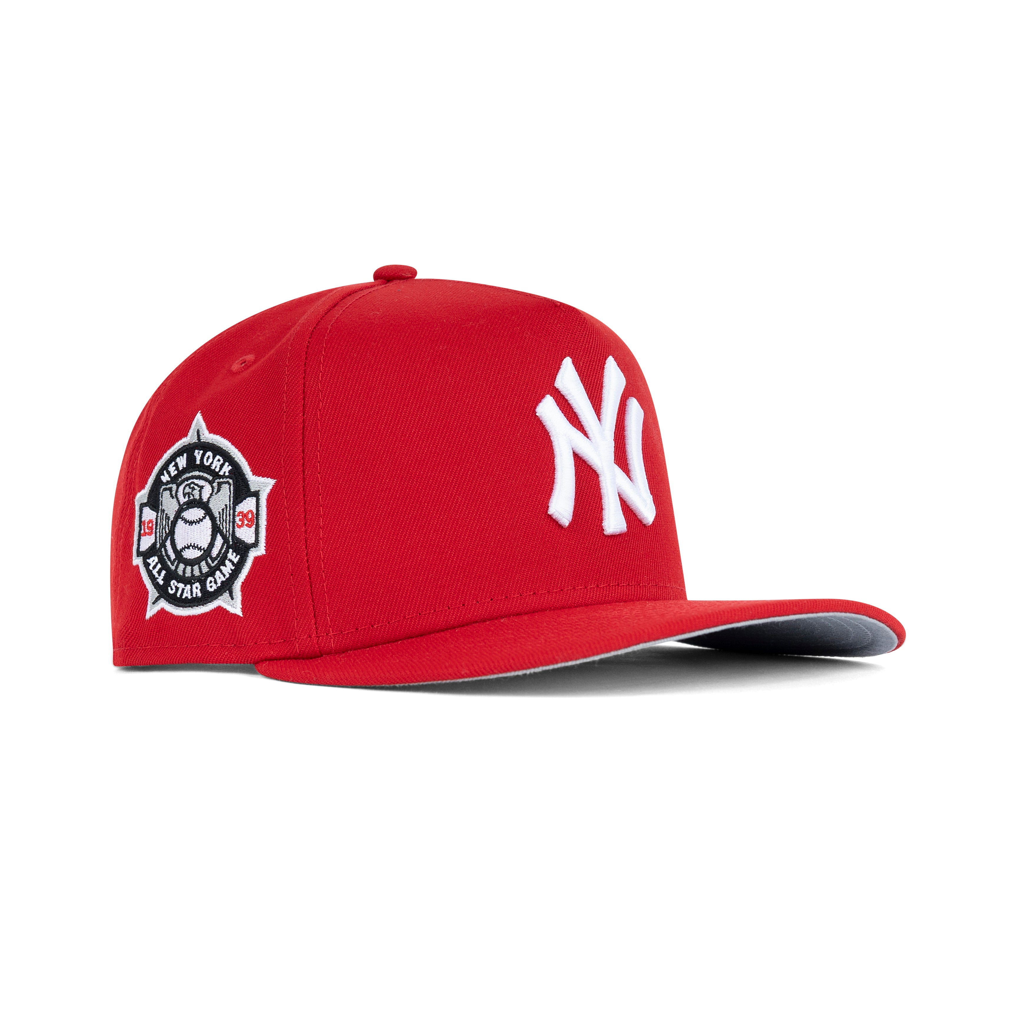 New Era New York Yankees A-Frame Snapback Grey Bottom 
