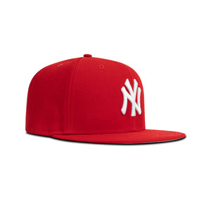 New Era New York Yankees Snapback Grey Bottom "Red White"