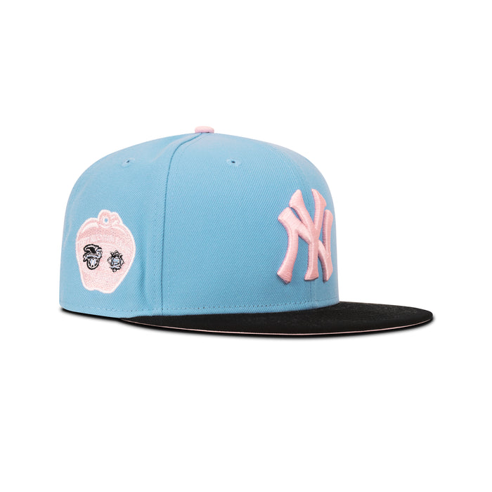 New Era New York Yankees Fitted Pink Bottom "Sky Pink" (1977 All Star Game Embroidery)