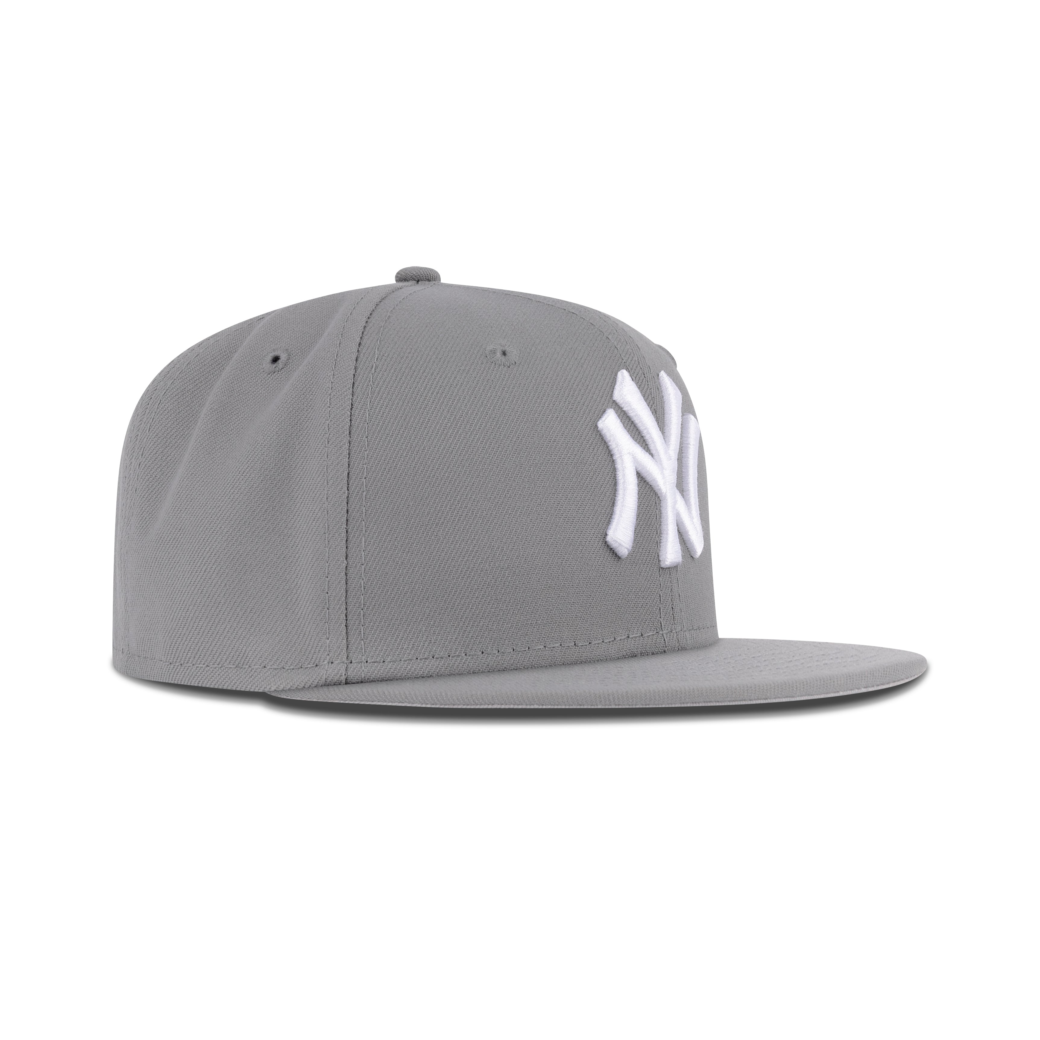 New Era New York Yankees Fitted Grey Bottom “Storm Gray White