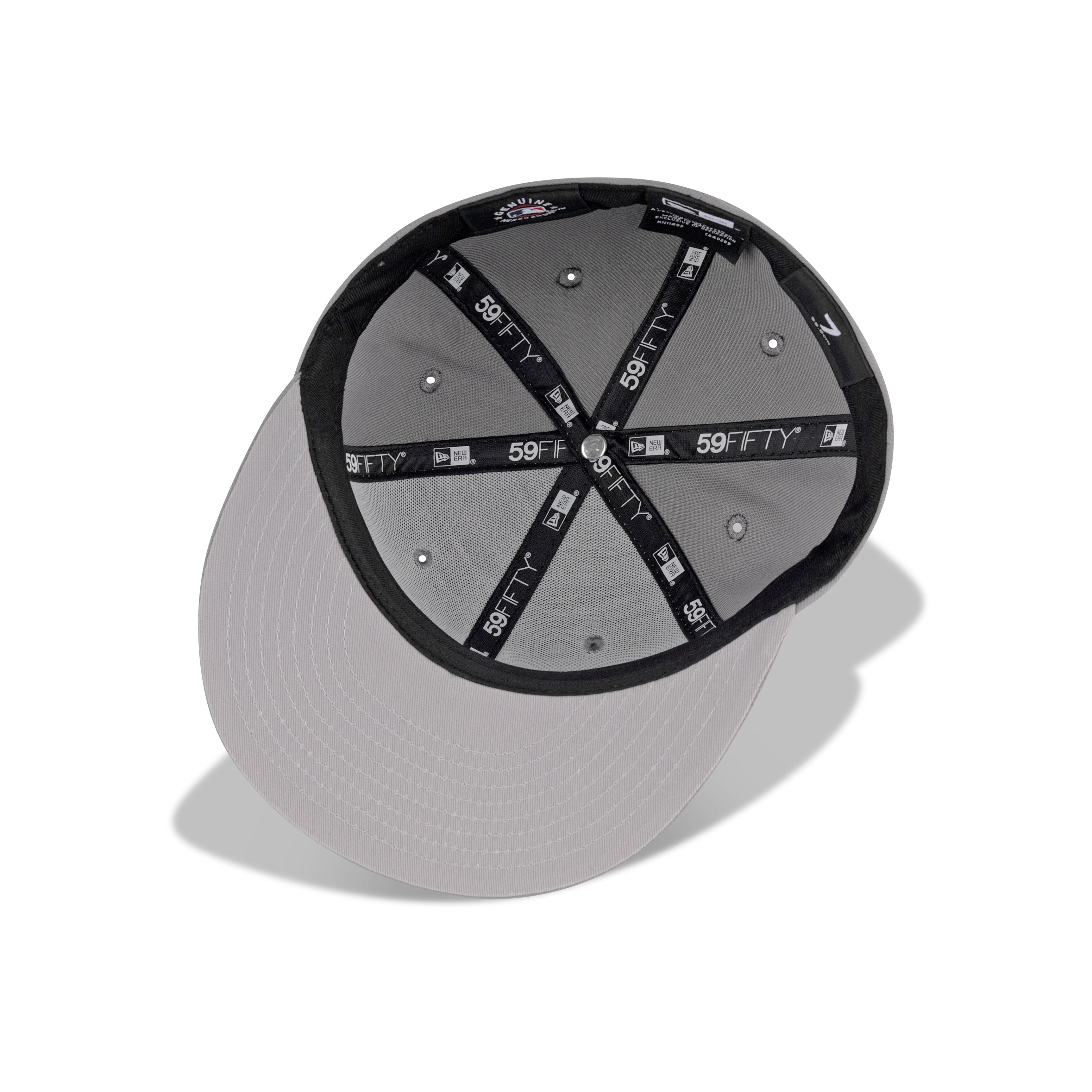 New Era New York Yankees Fitted Grey Bottom “Storm Gray White