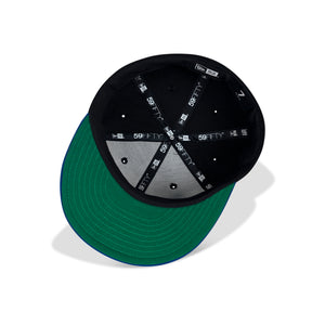 New Era Brooklyn NY Fitted Green Bottom 