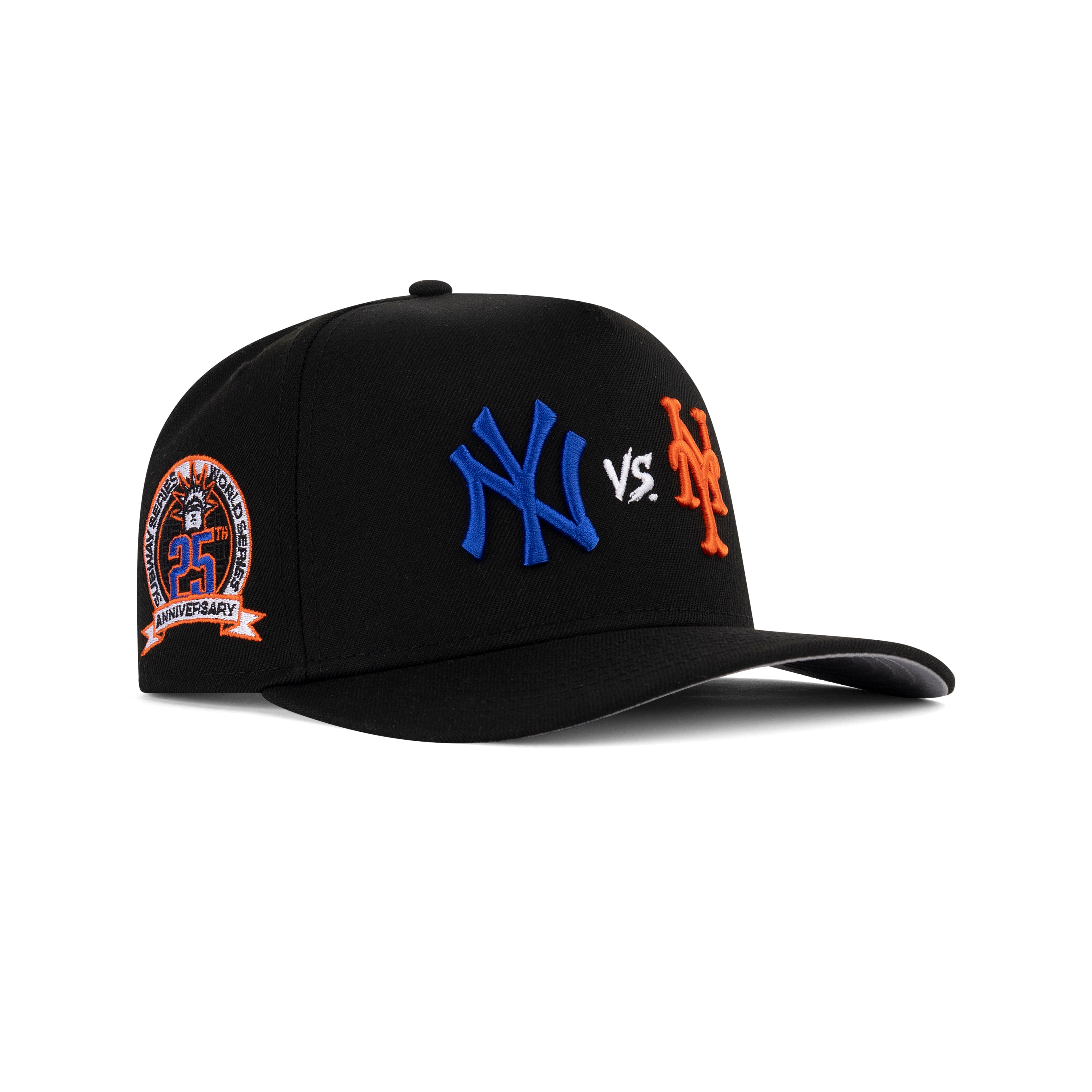 New Era NYY Vs. NYM A-Frame Snapback Grey Bottom 