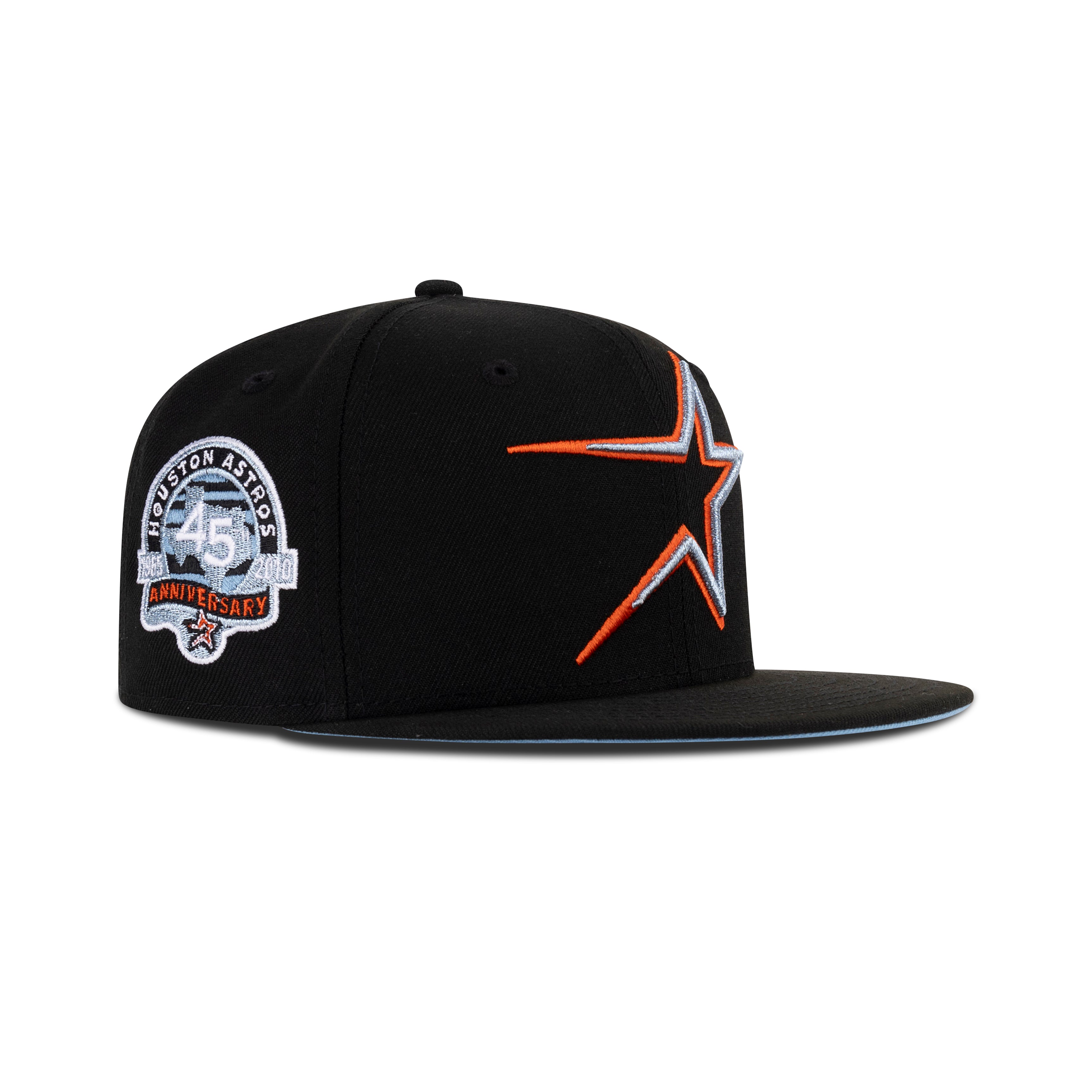 New Era Houston Astros Fitted Grey Bottom 
