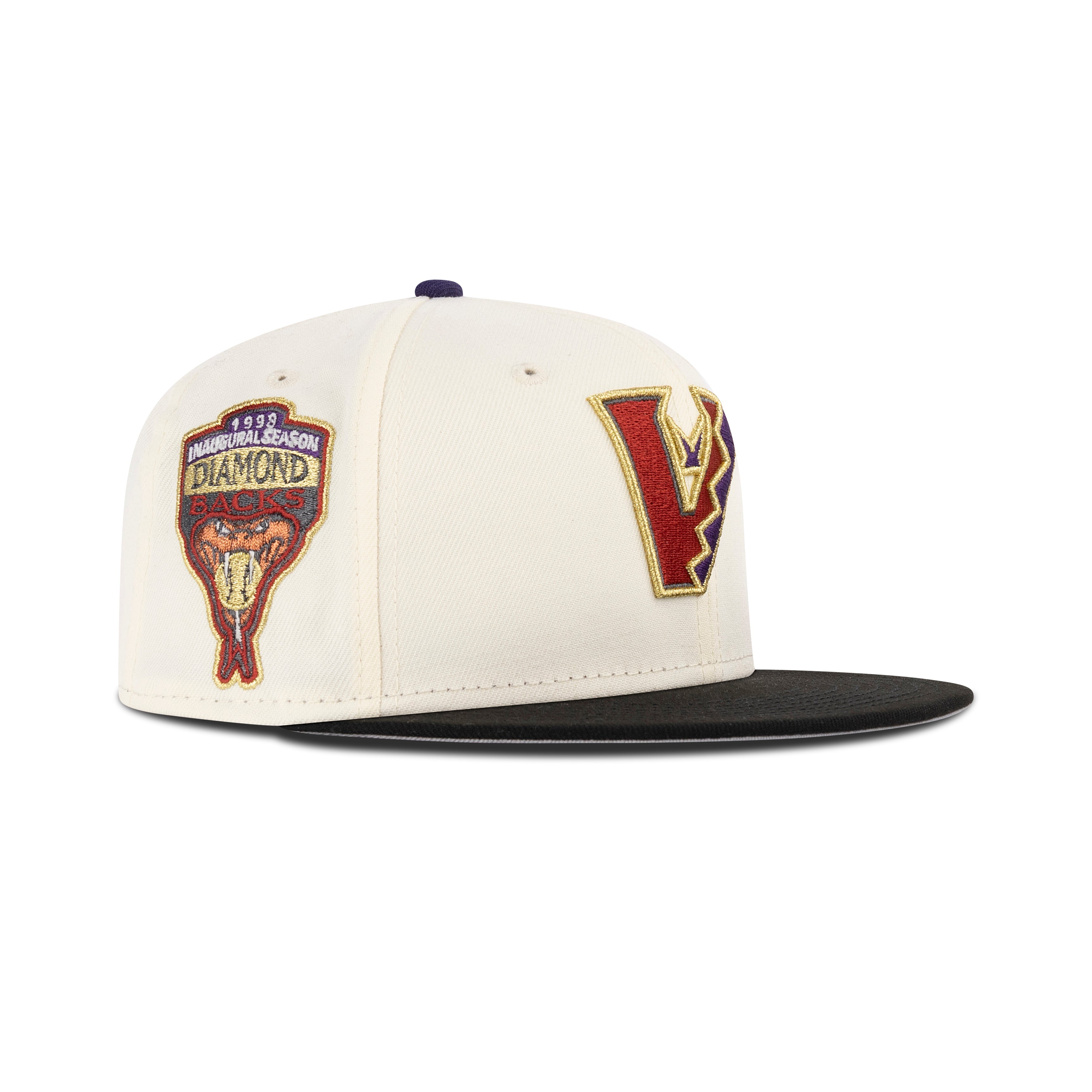 New Era Arizona Diamondbacks Upside Down Logo Fitted Grey Bottom 