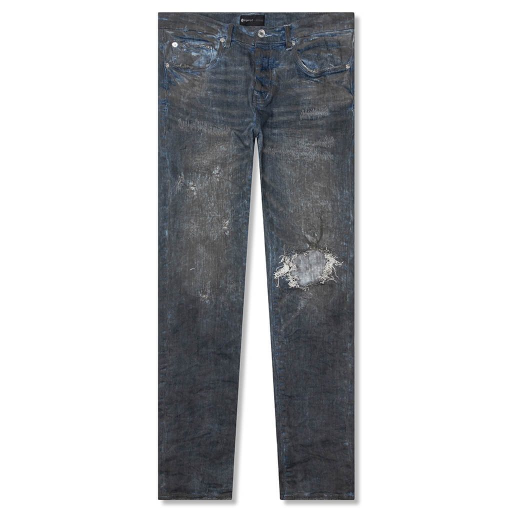 Purple Jeans Waxed Mechanic Indigo Blowout Jeans 