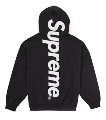 Supreme Satin Applique Hooded Sweatshirt 