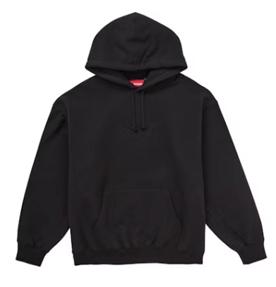Supreme Satin Applique Hooded Sweatshirt 