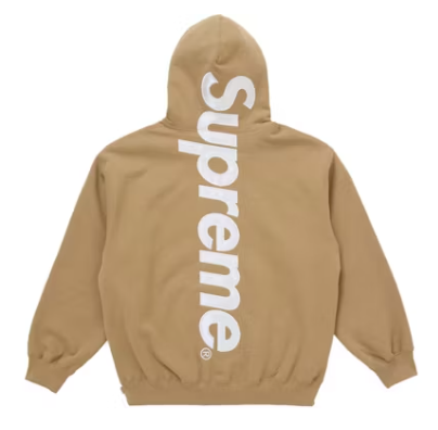 Supreme Satin Applique Hooded Sweatshirt 