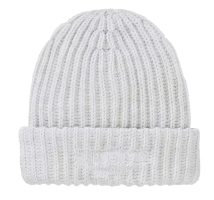 Supreme Chunky Rib Classic Logo Beanie 