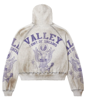 Vale Forever Army Zip Up Hoodie 