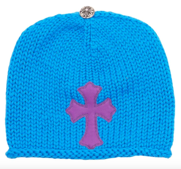 Chrome Hearts Cashmere Cross Patch Beanie 