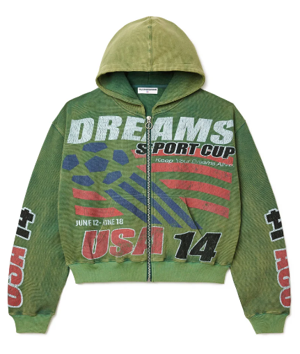 Vale Forever USA 14 Thermal Zip Up Hoodie 