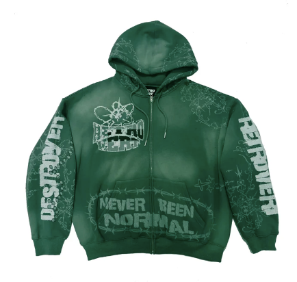Retrovert Destroyer Zip Up Hoodie 