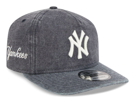 New Era New York Yankees A-Frame Denim Snapback Green Bottom 
