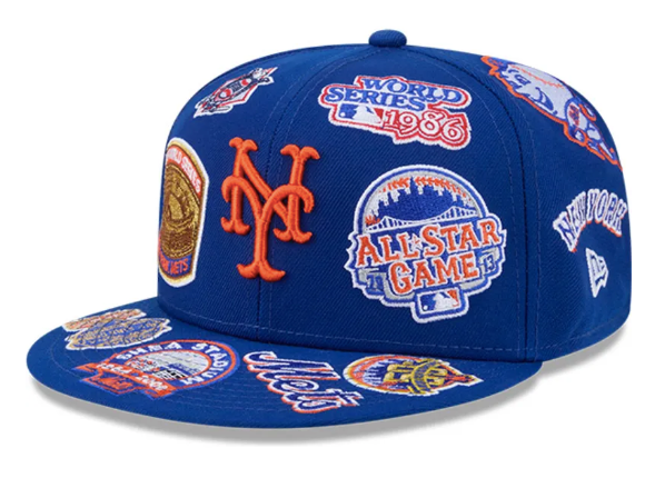 New Era New York Mets Fitted Grey Bottom 