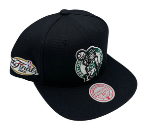 Mitchell & Ness NBA Celtics Top Spot Snapback Green Bottom "Black Green"  (The Finals 2008 Patch Embroidery)