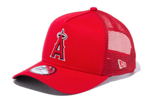 New Era L.A. Anaheim 9Forty Trucker Snapback Red Bottom "Red"