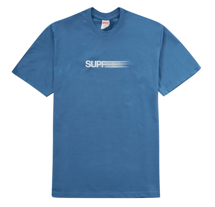 Supreme Motion Logo Tee "Faded Blue"