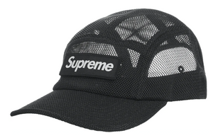 Supreme Mesh Cordura Camp Dad Hat "Black"