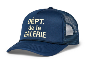 Gallery Dept. French Logo Trucker Snapback "Navy"