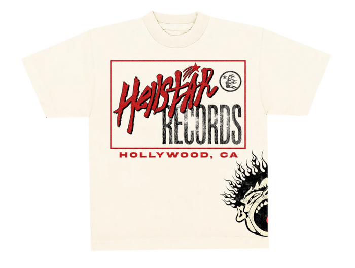 Hellstar Studios Record Tee "Cream"