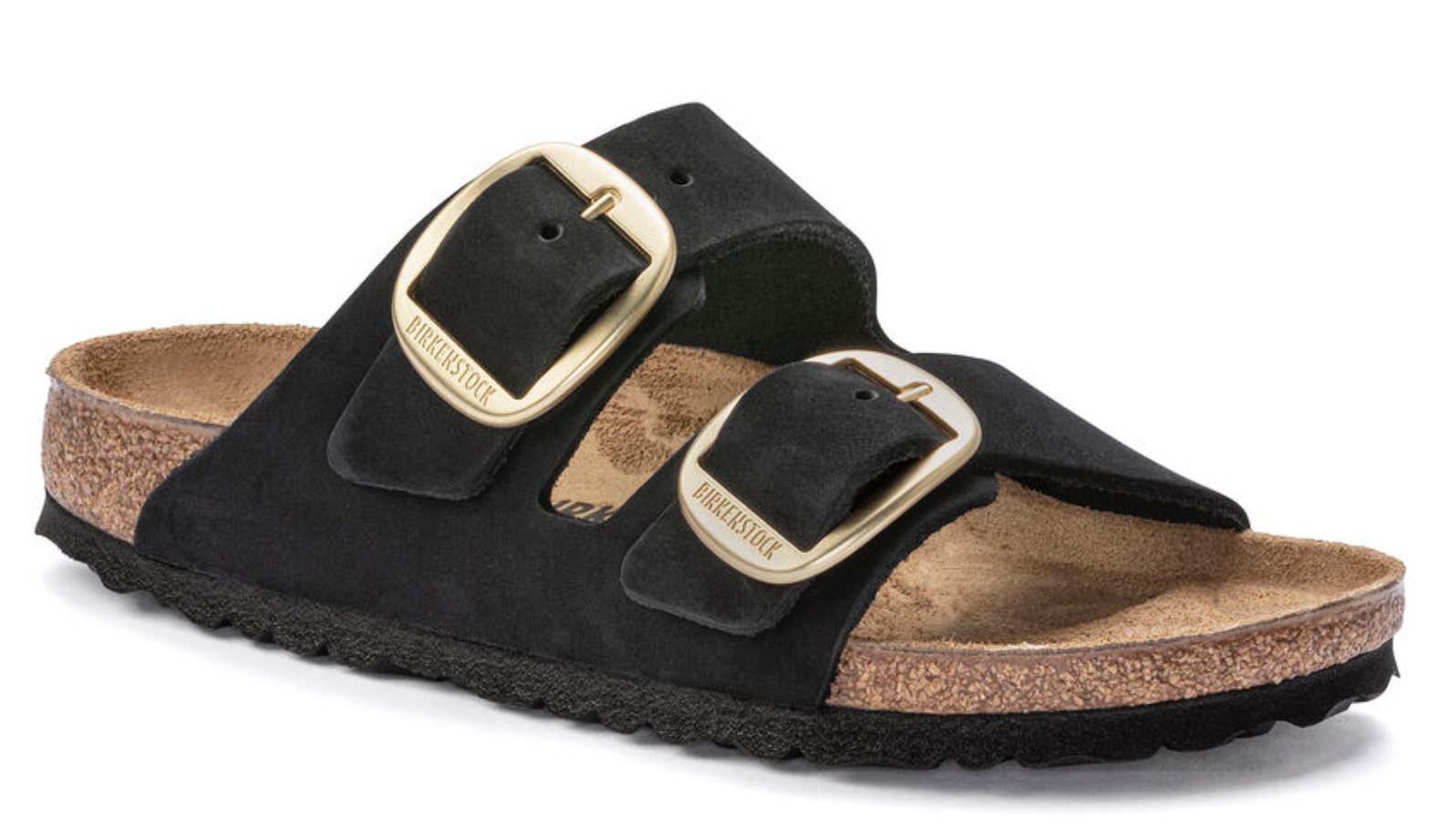 Womens Birkenstock Arizona Big Buckle Nubuck Leather Sandals 