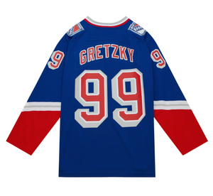 Mitchell & Ness NHL New York Rangers Wayne Gretzky 1996-97 Alternate Jersey "Royal Red"