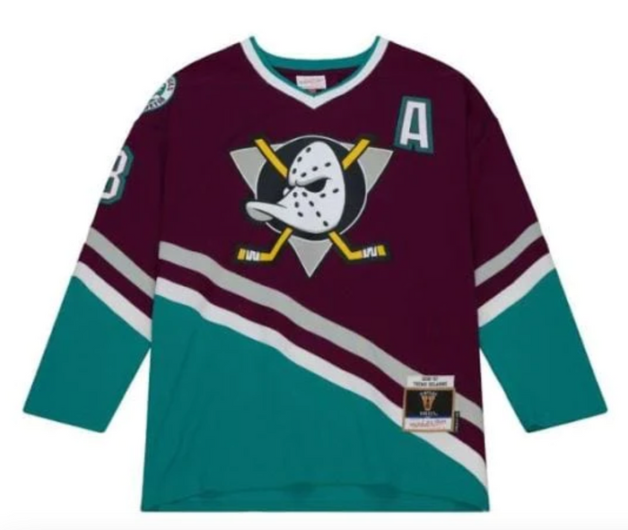 Mitchell & Ness NHL Temmu Selanne 1996 Mighty Ducks of Anaheim Jersey "Burgundy"