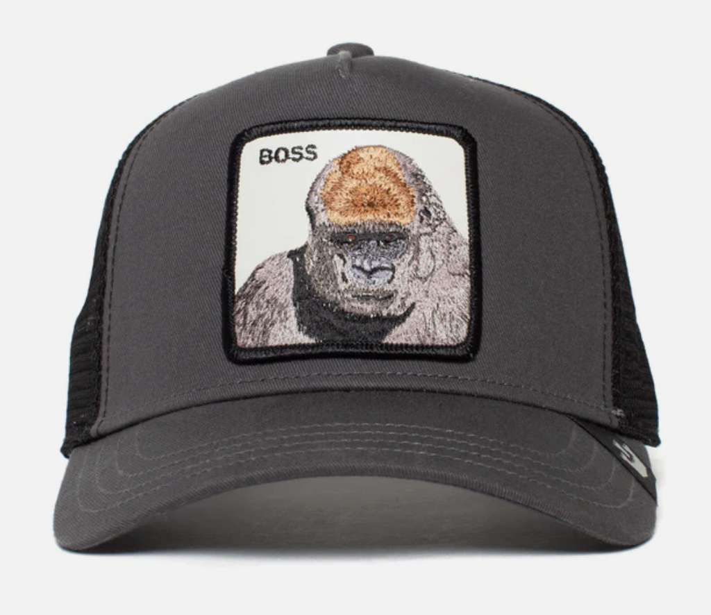 Goorin Bros The Boss Snapback Trucker Hat "Charcoal"