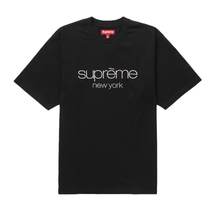 Supreme Classic Logo S/S Tee "Black"