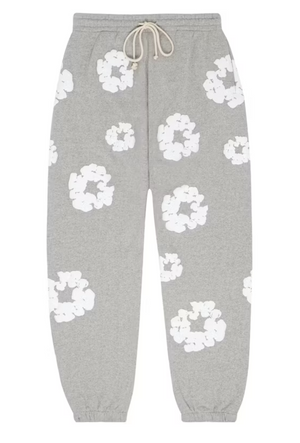 Denim Tears Cotton Wreath Joggers "Grey White"