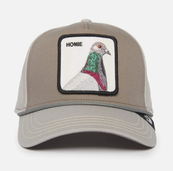 Goorin bros Pigeon 100 Snapback Trucker Hat "Grey"