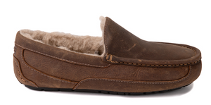 Ugg Mens Ascot Matte Leather Slipper 