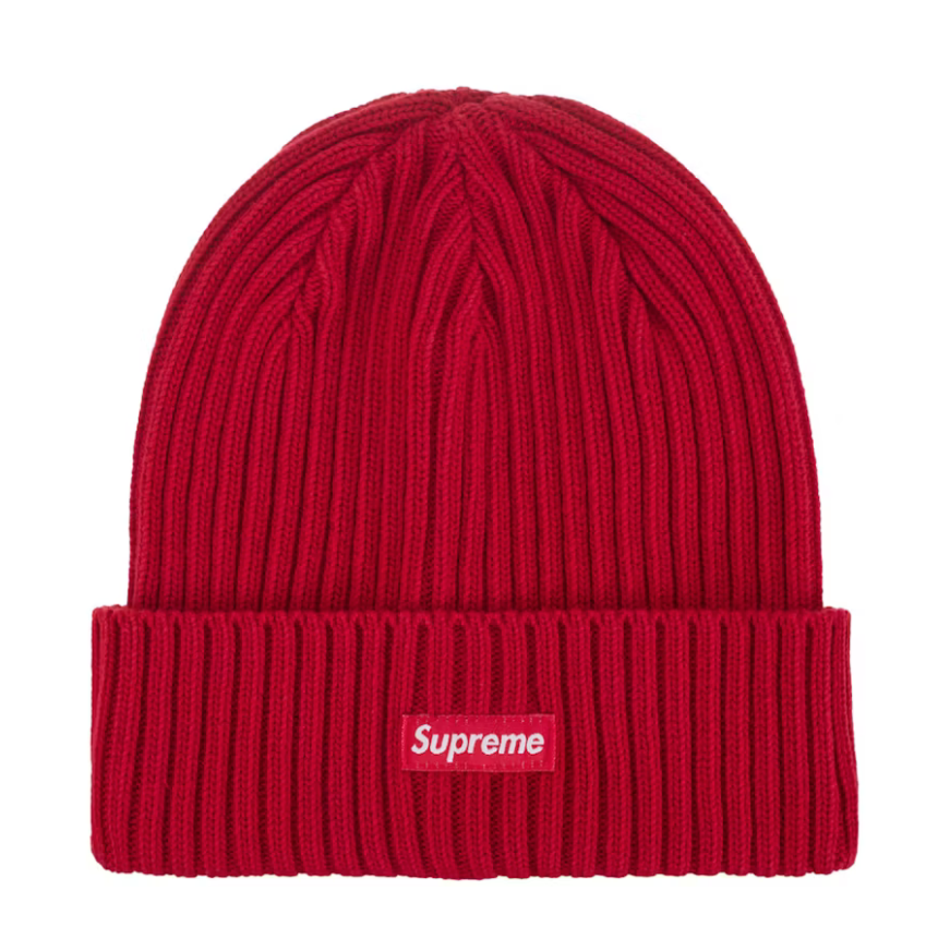 Supreme Overdyed Beanie "Red"