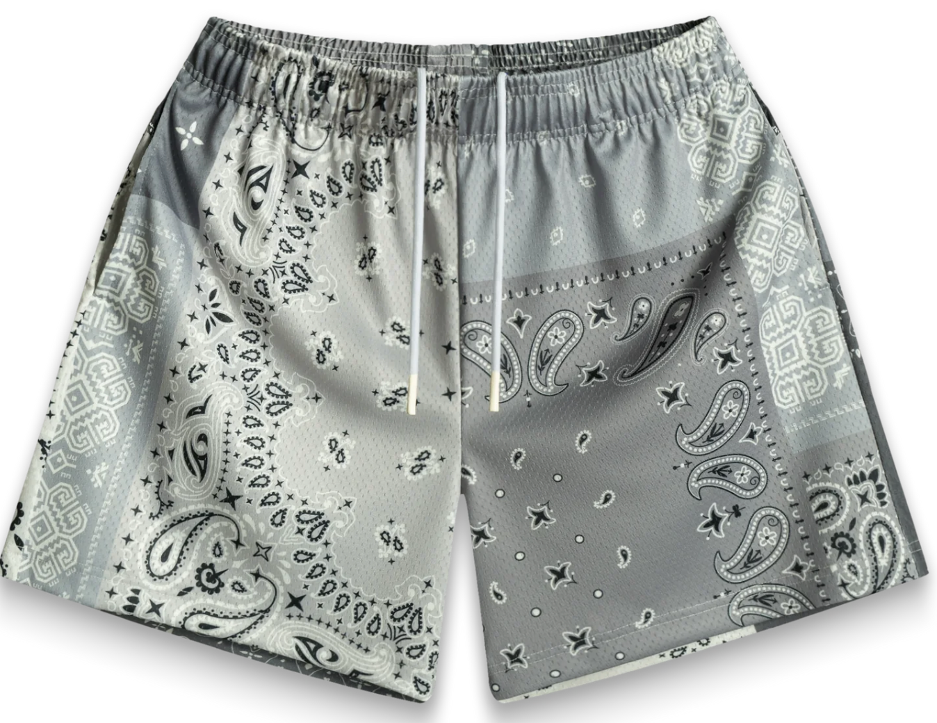 Bravest Studios Patchwork Paisley Shorts 