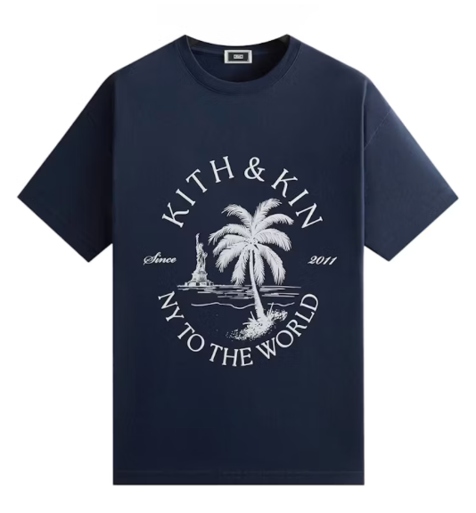 Kith & Kin NY To The World Palm Pocket Tee 