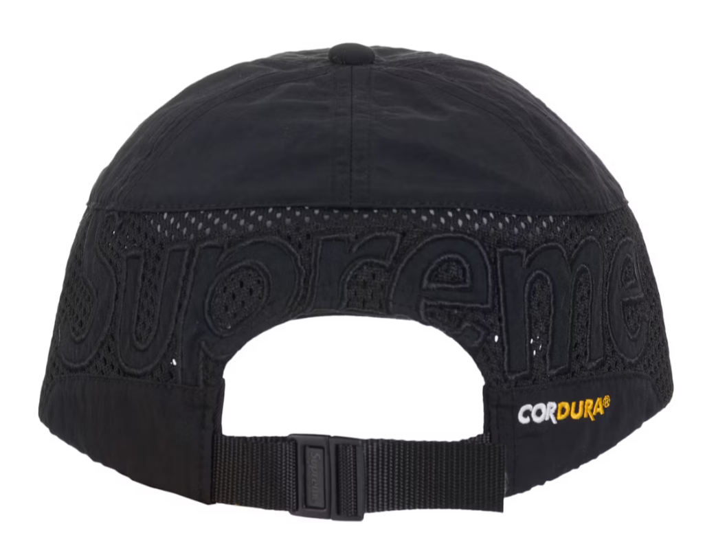 Supreme Cordura Mesh 6 Panel Snapback Hat Supreme Cordura Mesh 6 Panel Snapback Hat