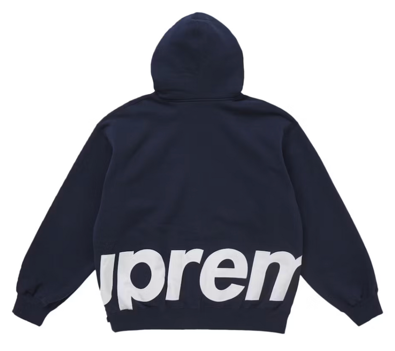 Supreme Big Logo Zip Up Hoody 