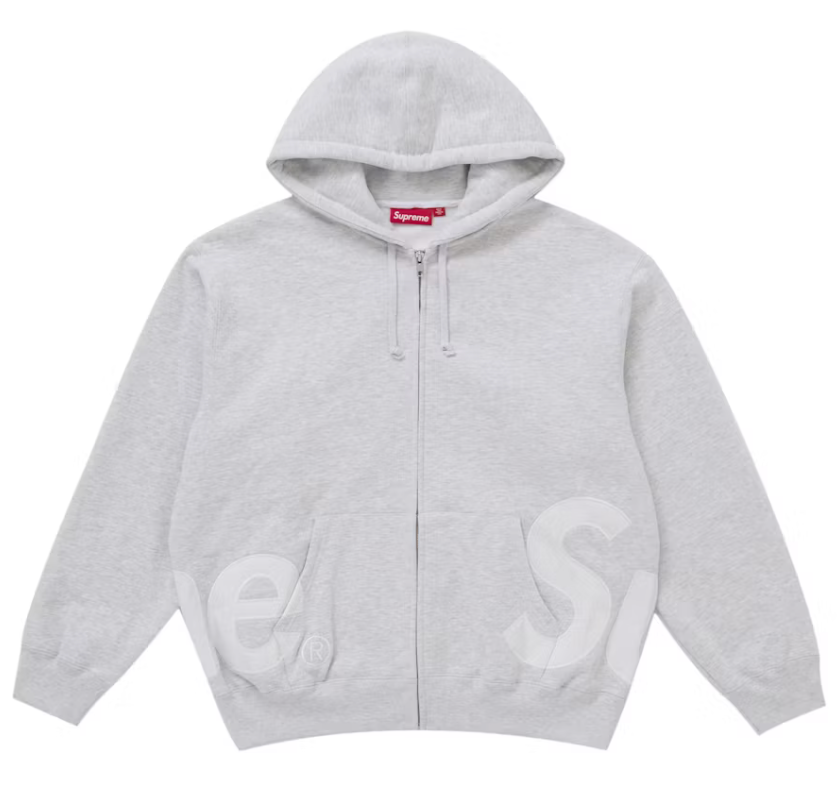 Supreme Big Logo Zip Up Hoody 