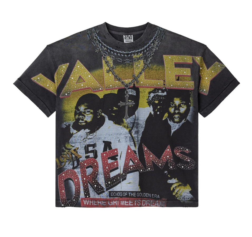Vale Forever Black Chambers Bling Tee 