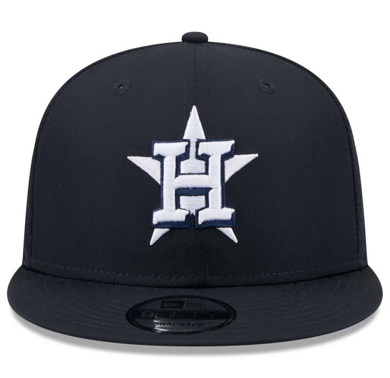 New Era Houston Astros 2026 Batting Practice Snapback Navy Bottom 