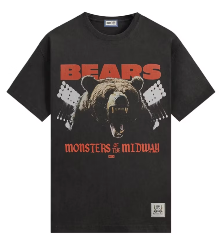 Kith x NFL Chicago Bears Photo Vintage Jones Tee 