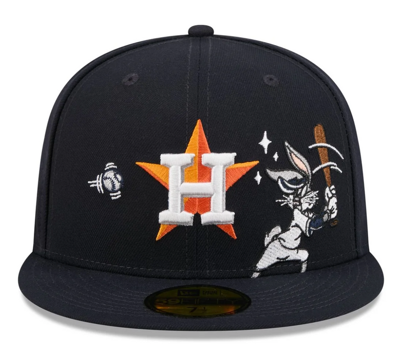 New Era Houston Astros Bugs Bunny Swing Fitted Grey Bottom 
